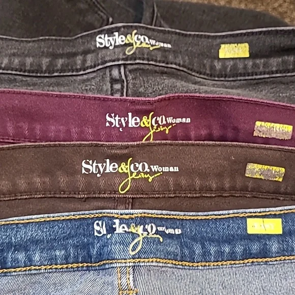 Style & Co. Women's Jeans - Blue, Brown, Purple, Black - Picture 10 of 15